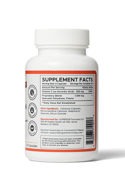 Formula 3 — Superior Senolytic+ (Fisetin + Quercetin)