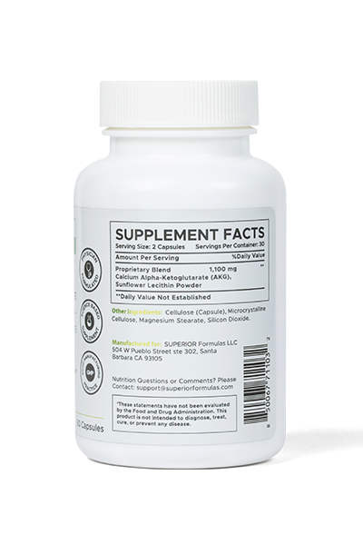 Formula 7 — Superior Ca-AKG+