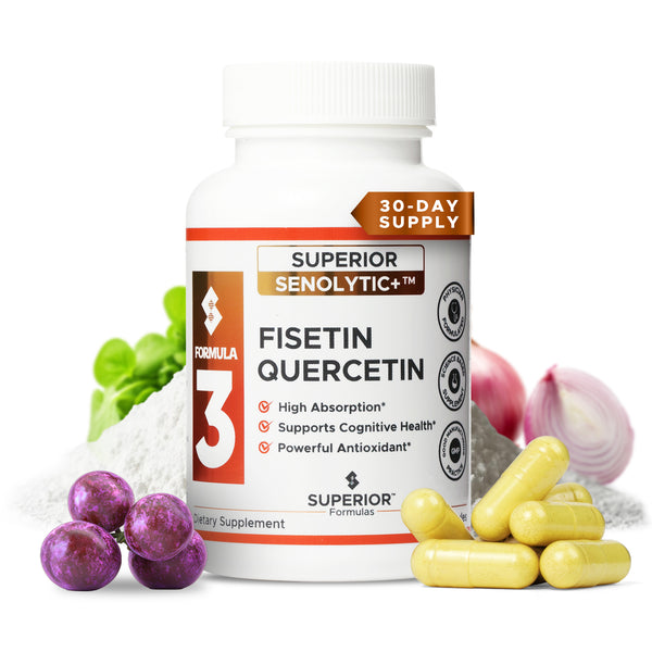 Formula 3 — Superior Senolytic+ (Fisetin + Quercetin)